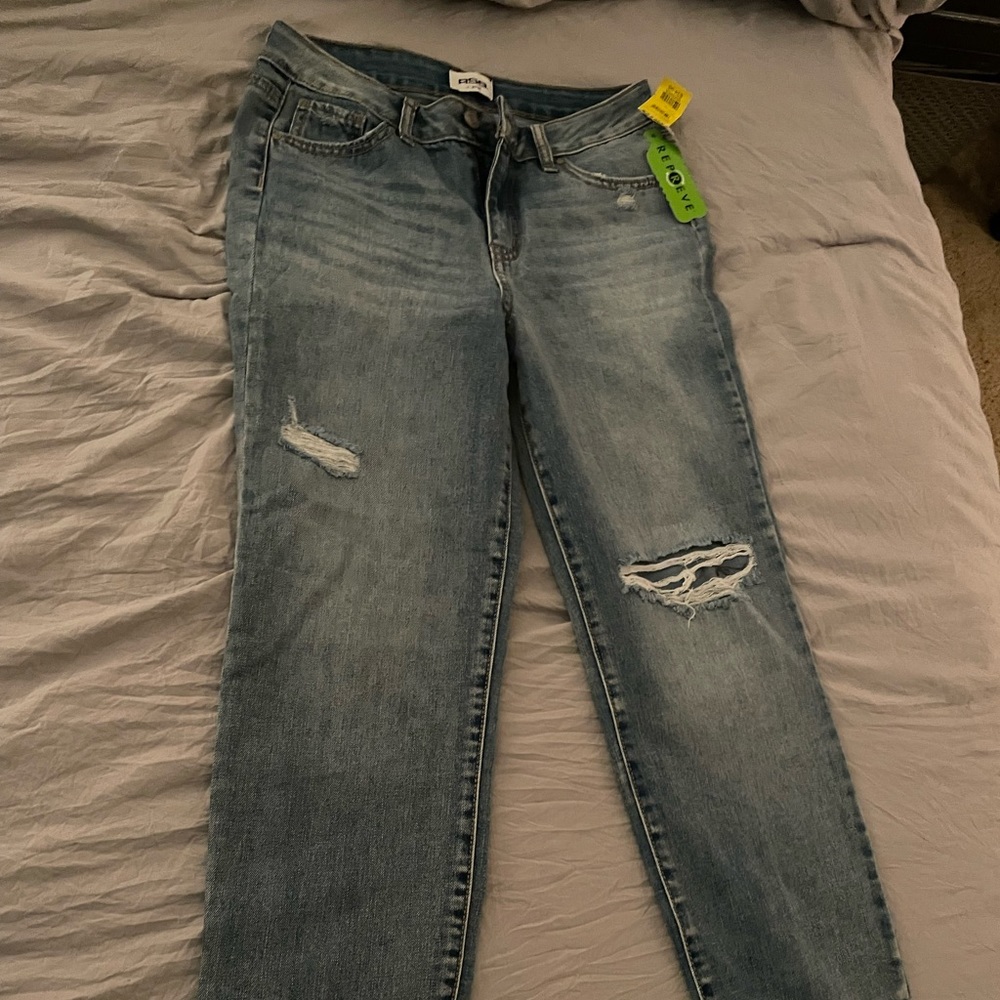 Girls Denim Girlfriend Jeans, Size 14. New with tags